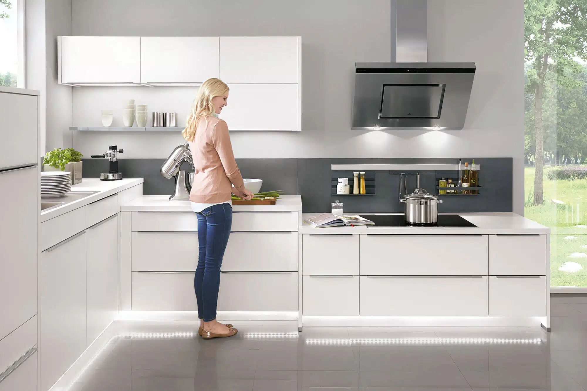 modele cuisine toledo blanc avec rangements
