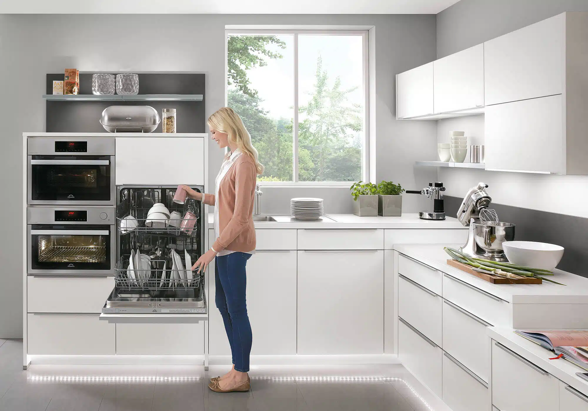 modele cuisine toledo blanc avec rangements